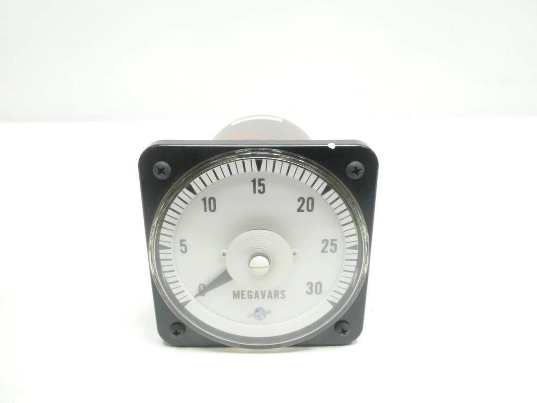 GENERAL ELECTRIC GE YOKOGAWA 103281ATAM7JHR PANEL METER 0-30MEGAVARS