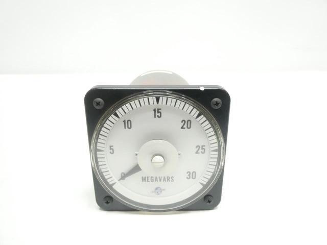 GENERAL ELECTRIC GE YOKOGAWA 103281ATAM7JHR PANEL METER 0-30MEGAVARS