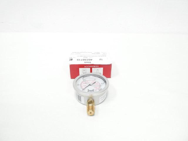 WINTERS PFQ809 PRESSURE GAUGE 2-1/2IN 0-1000PSI 1/4IN NPT