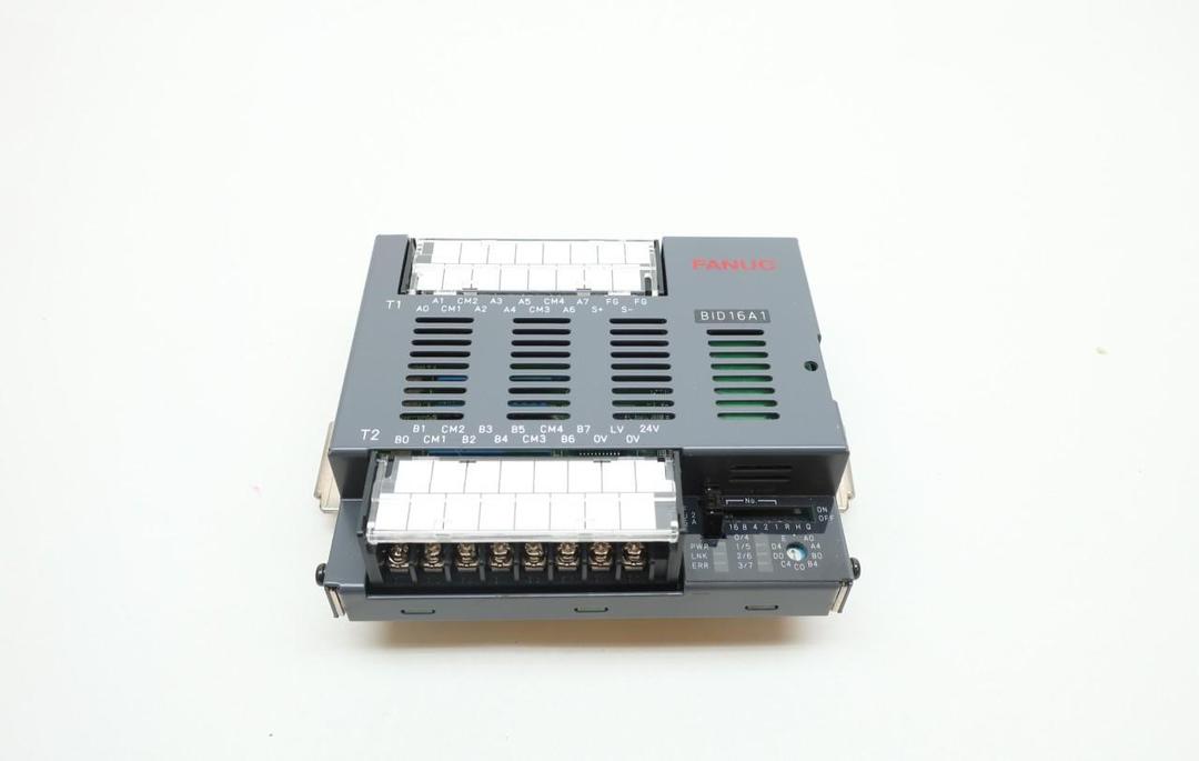 FANUC A03B-0808-C020 BID16A1 16PT 24V-DC I/O MODULE