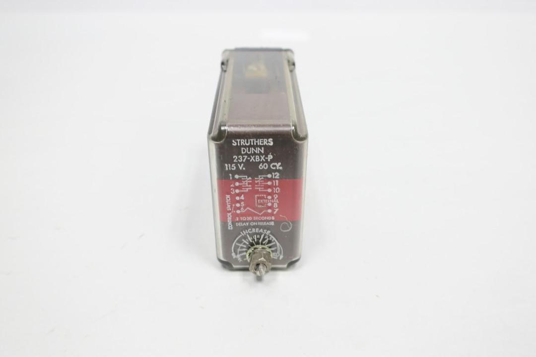 STRUTHERS-DUNN 237-XBX-P PLUG-IN RELAY 115V-AC