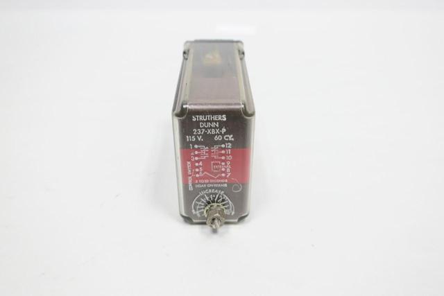 STRUTHERS-DUNN 237-XBX-P PLUG-IN RELAY 115V-AC