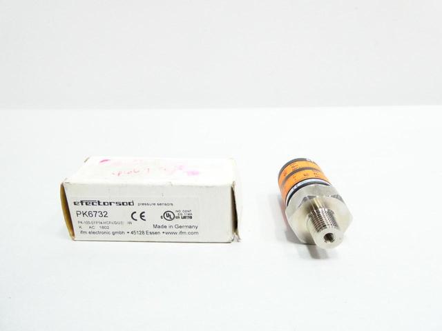 IFM EFECTOR PK6732 PK-100-SFP14-HCPKG/US/W PRESSURE SENSOR 0-100BAR 9.6-32V-DC