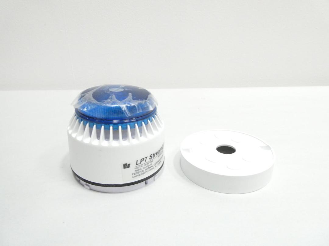 FEDERAL SIGNAL LP7-18-30B SOUNDER/STROBE BLUE 18-28V-DC