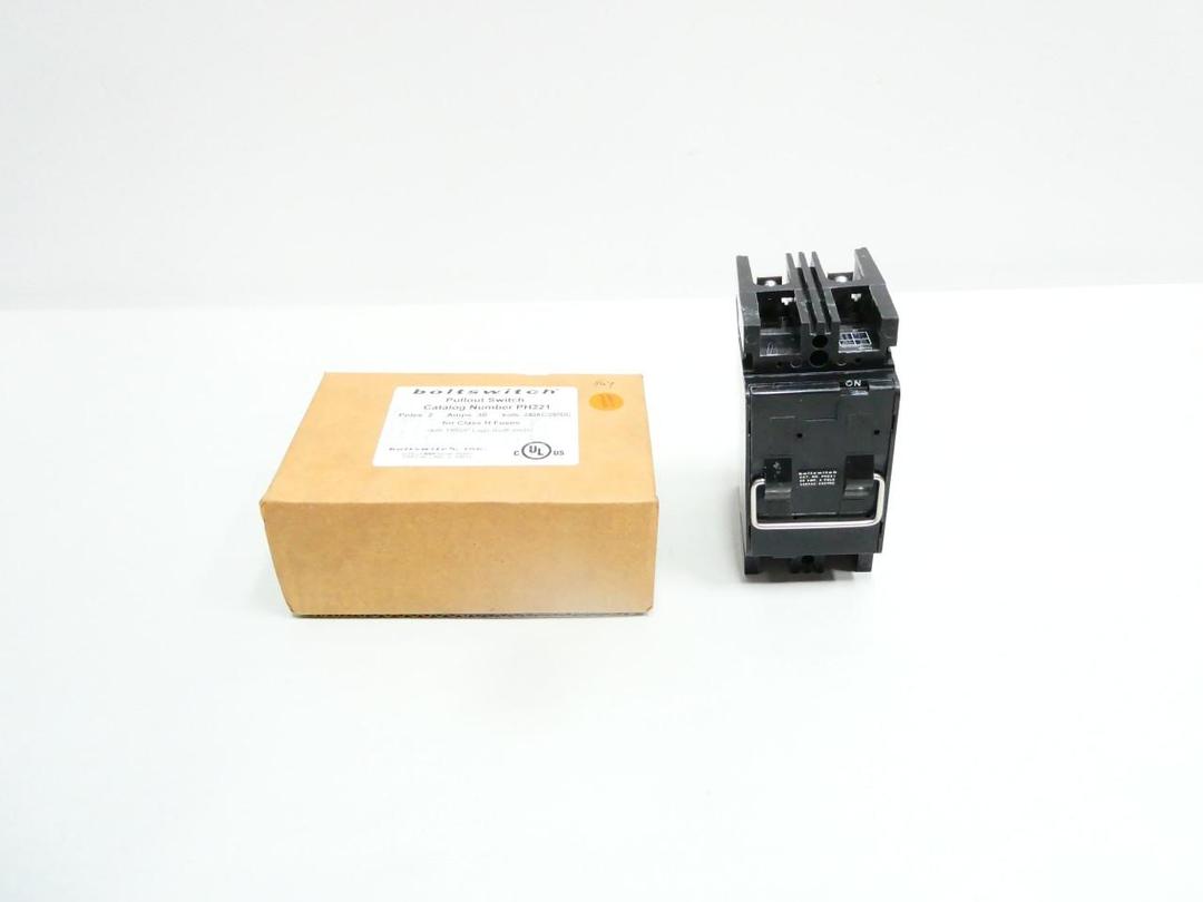 BOLTSWITCH PH221-NM117 PULLOUT SWITCH 2P 30A 240V-AC 250V-DC