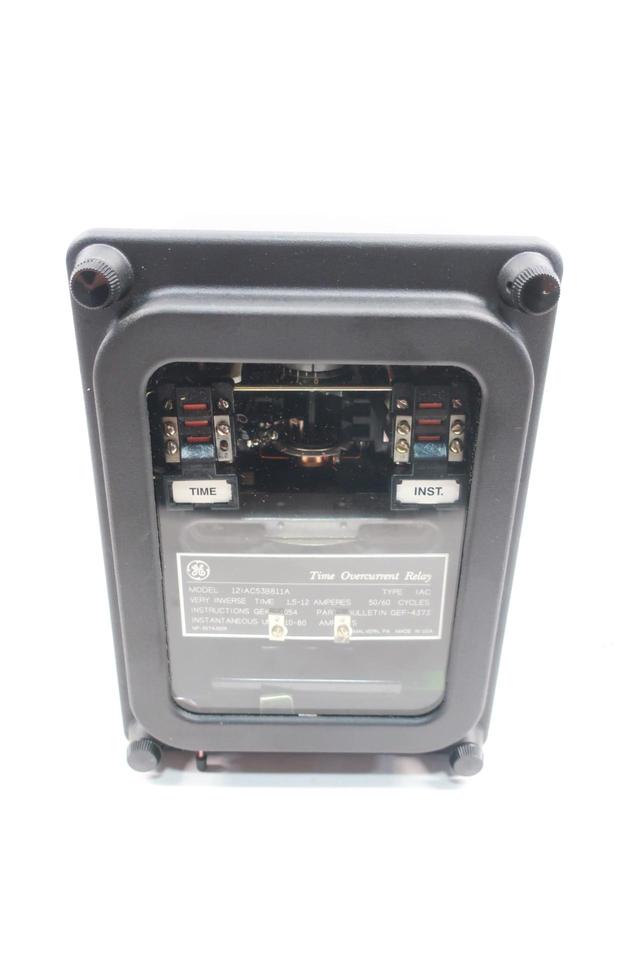 GENERAL ELECTRIC GE 12IAC53B811A TIME OVERCURRENT RELAY