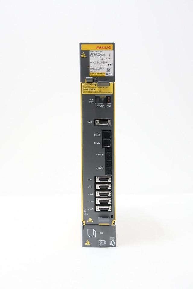 FANUC A06B-6222-H006 H610 AISP 5.5-B SERVO AMPLIFIER 24/283-339V-DC 240V-AC 3PH