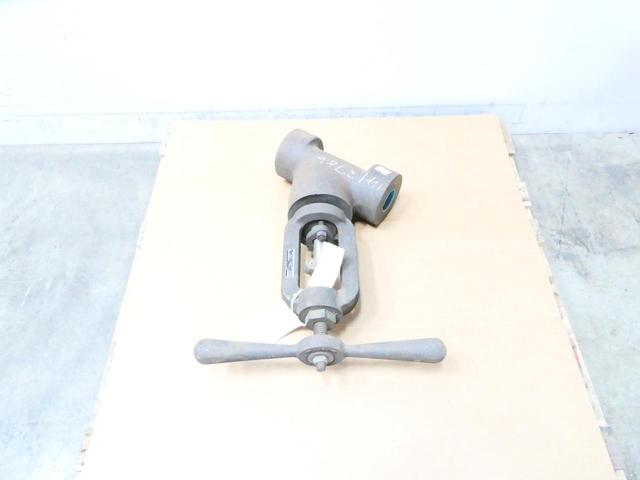 HANCOCK 4202W3 MANUAL STEEL SOCKET WELD GLOBE VALVE 2IN 4500