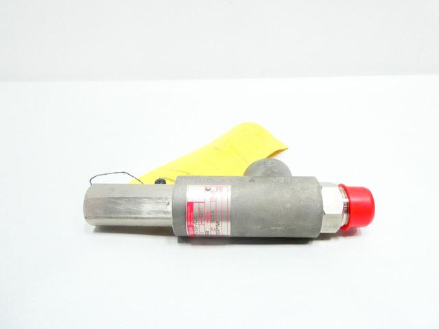 HYDROSEAL 4FXV30F/C0 STAINLESS THREADED RELIEF VALVE 150PSI 1IN 19GPM