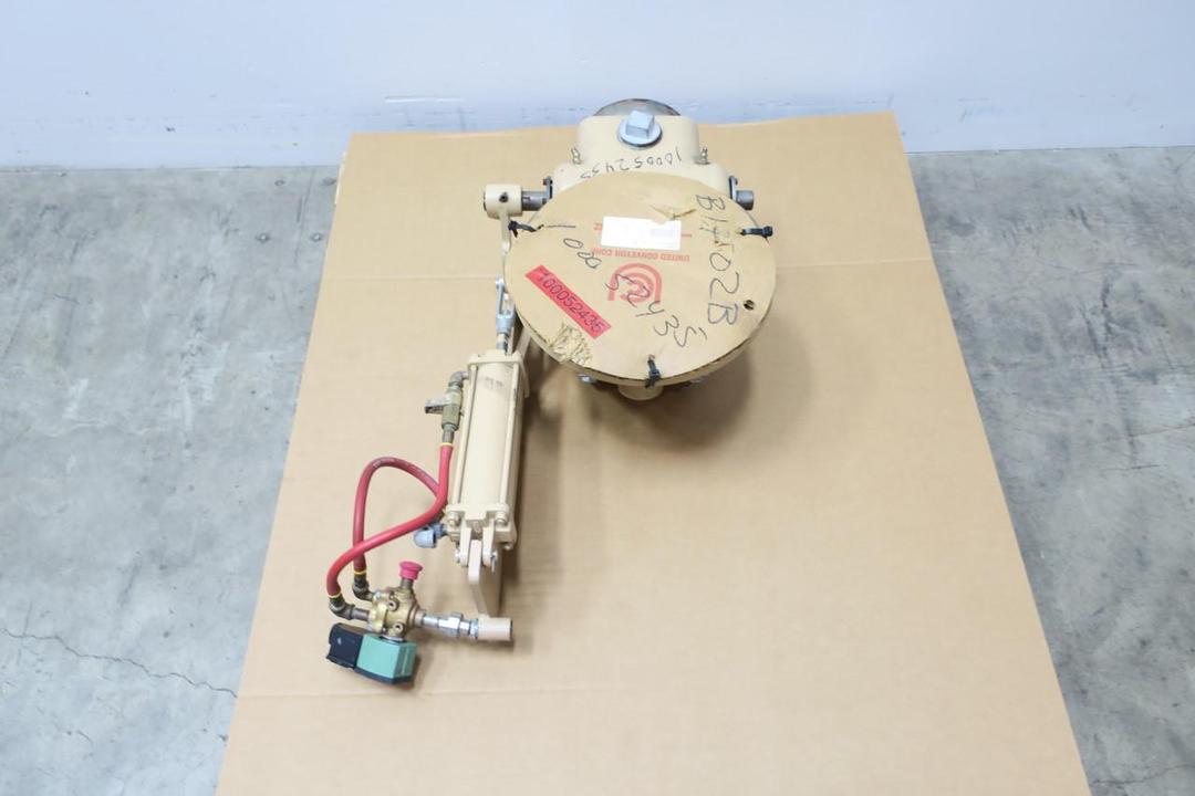UNITED CONVEYOR UCC TIGER VALVE 1835-7-1-2-0 SWING DISC VALVE 8IN