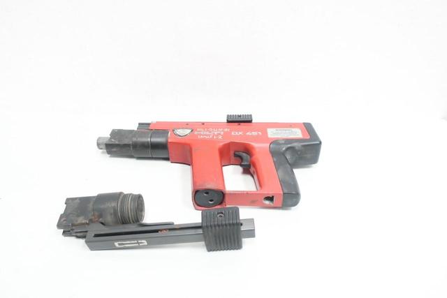 HILTI DX451 POWDER ACTUATED FASTENER NAIL/BOLT GUN WITH CASE