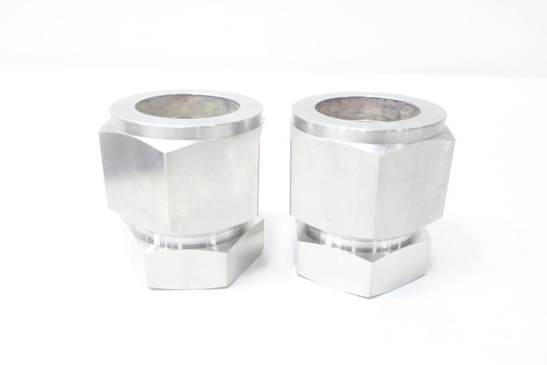 BOX OF 2 DK-LOK DC-32-SA CAP 2IN TUBE