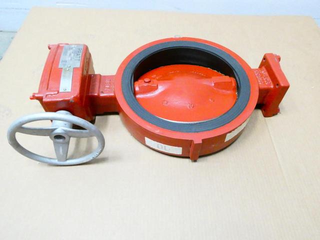 PRATT 121WW-0274-SSLHP2 MANUAL GEAR OPERATOR IRON WAFER BUTTERFLY VALVE 12IN 150