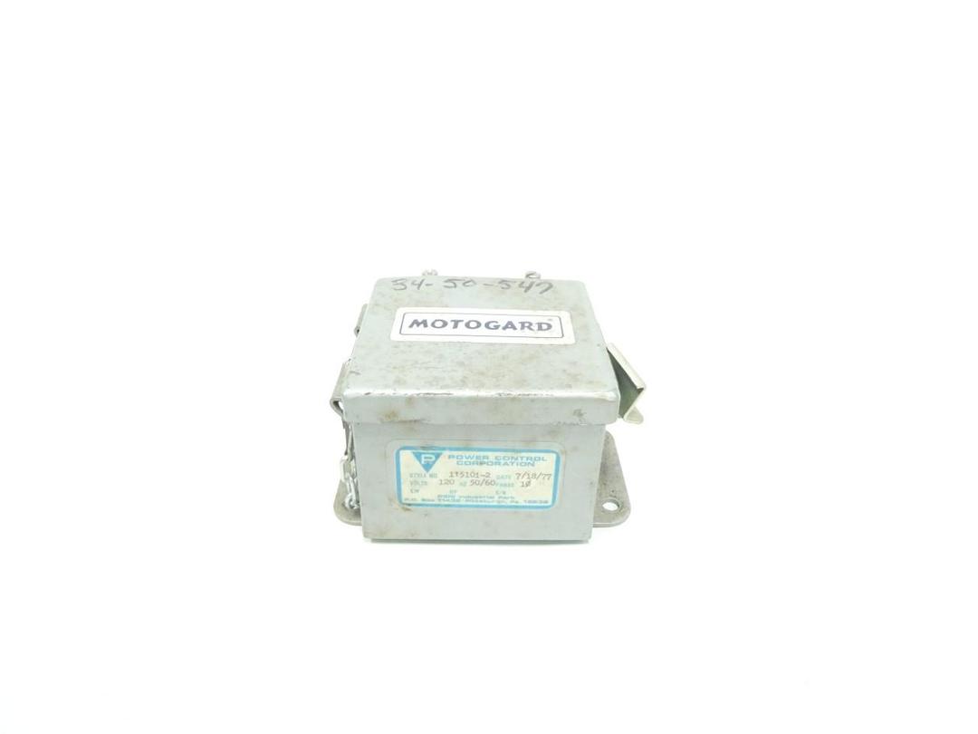 POWER CONTROLS 115101-2 MOTOGARD OVER-TEMPERATURE PROTECTION SYSTEM 120V-AC