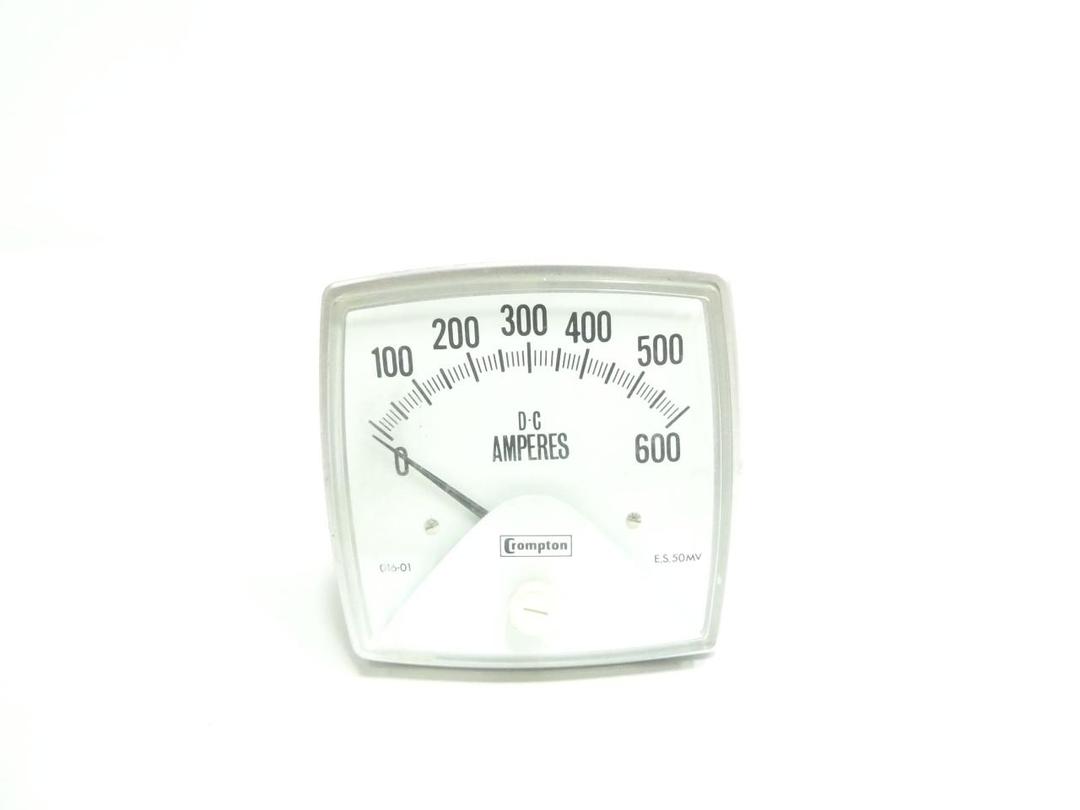 CROMPTON 016-01AA-ECSF AMMETER 0-600A AMP