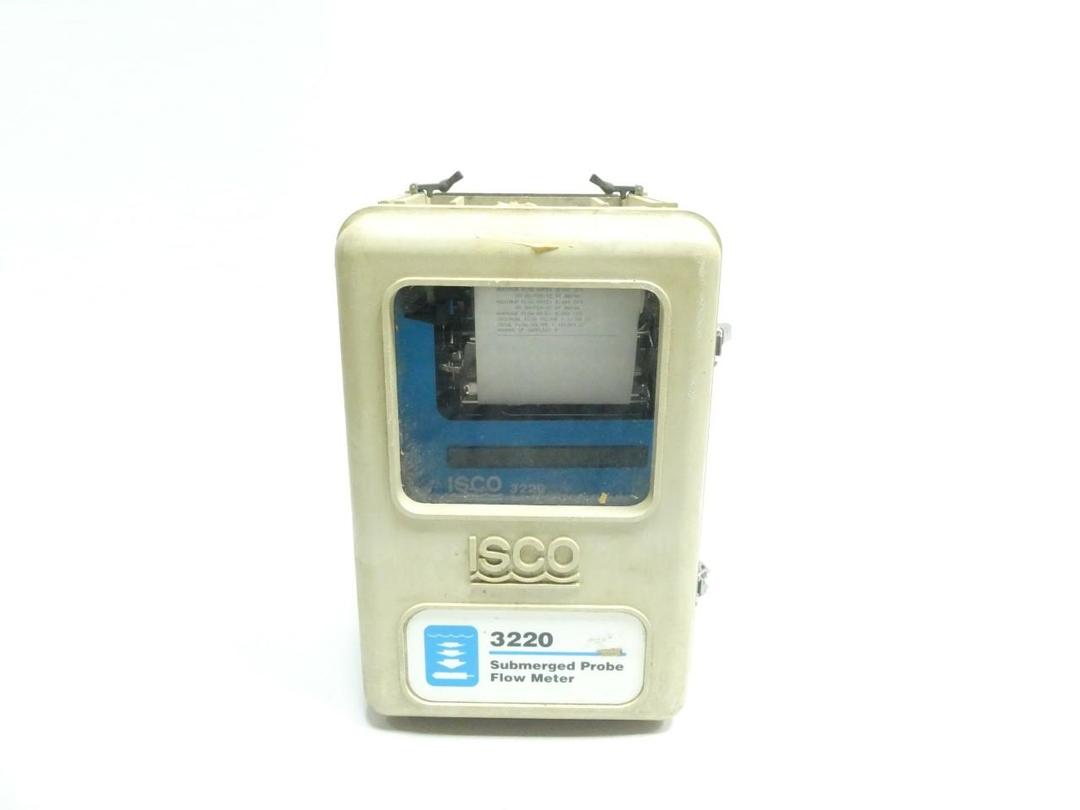 ISCO 3220 60-3224-001 SUBMERGED PROBE FLOW METER 12V-DC
