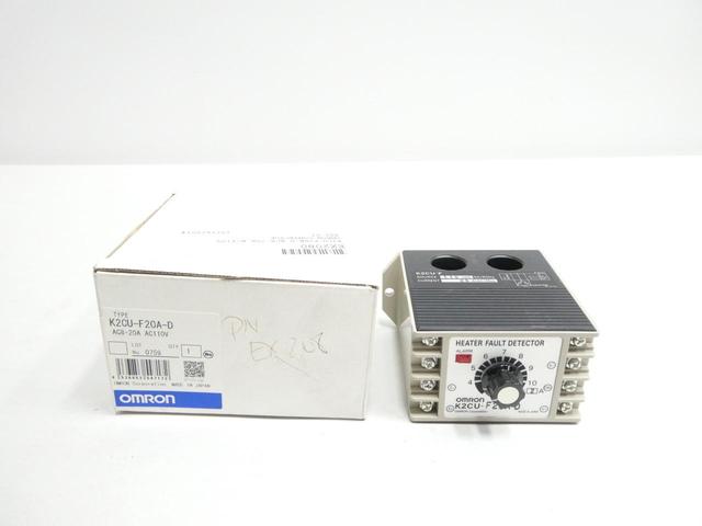 OMRON K2CU-F20A-D HEATER FAULT DETECTOR 110V-AC