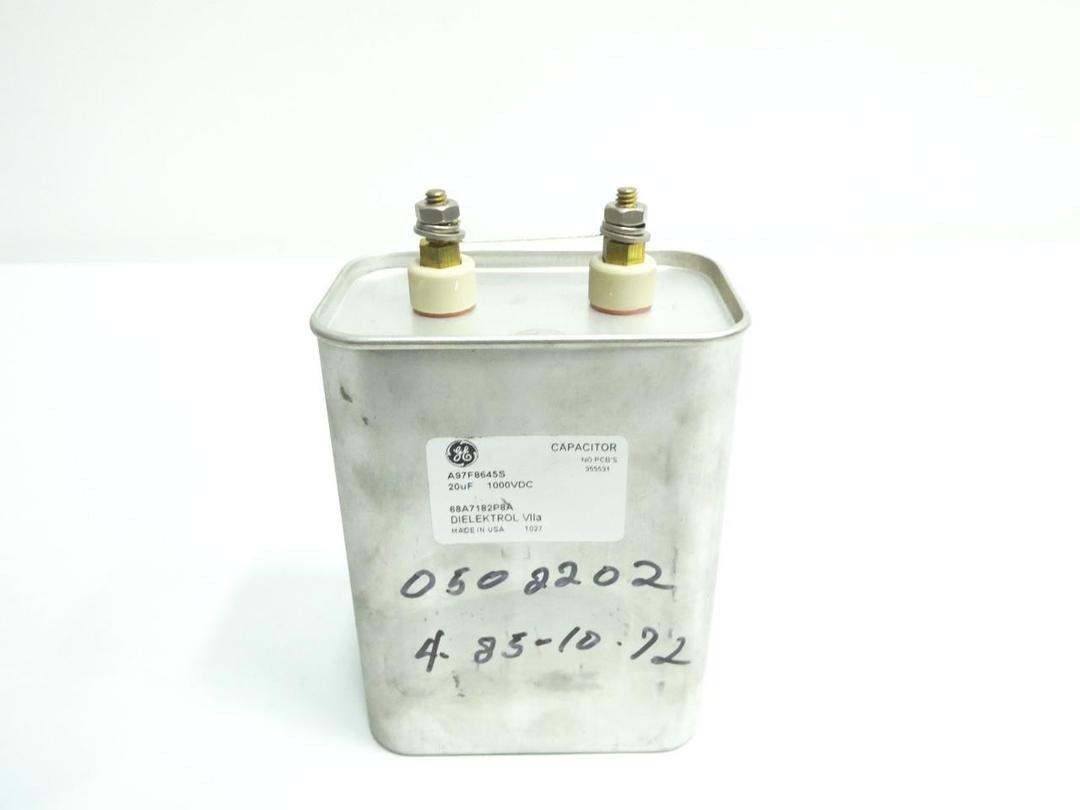 GENERAL ELECTRIC GE A97F8645S 68A7182P8A CAPACITOR 20UF 1000V-DC