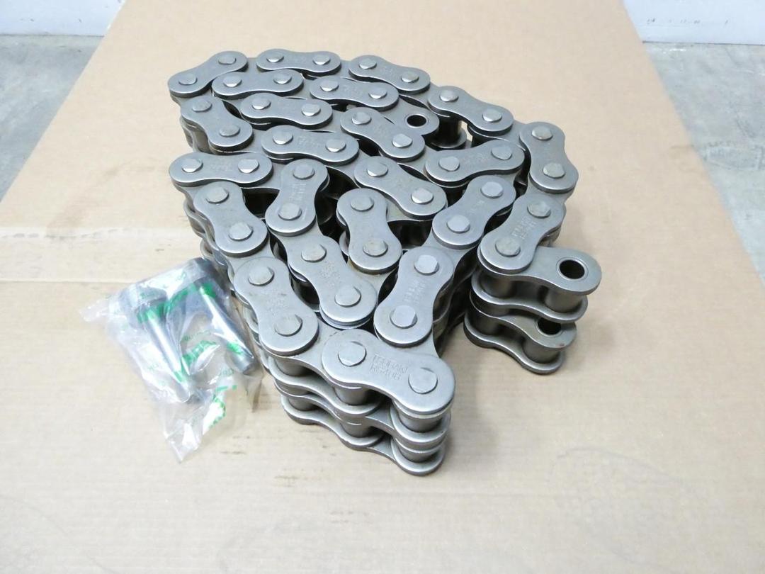 TSUBAKI RS40B DOUBLE ROLLER CHAIN 10FT 2.5IN