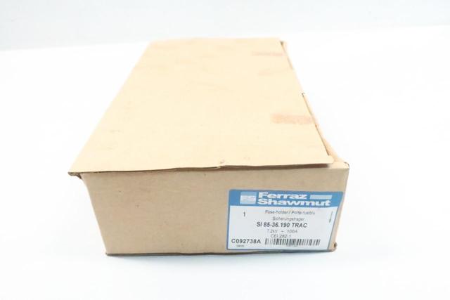 FERRAZ SHAWMUT SI 85-36.190 TRAC FUSE HOLDER 1P 100A AMP 7.2KV-AC