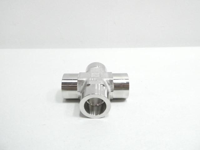 PARKER WELD-LOK 12 KW-SS CROSS WELD TUBE FITTING 3/4IN