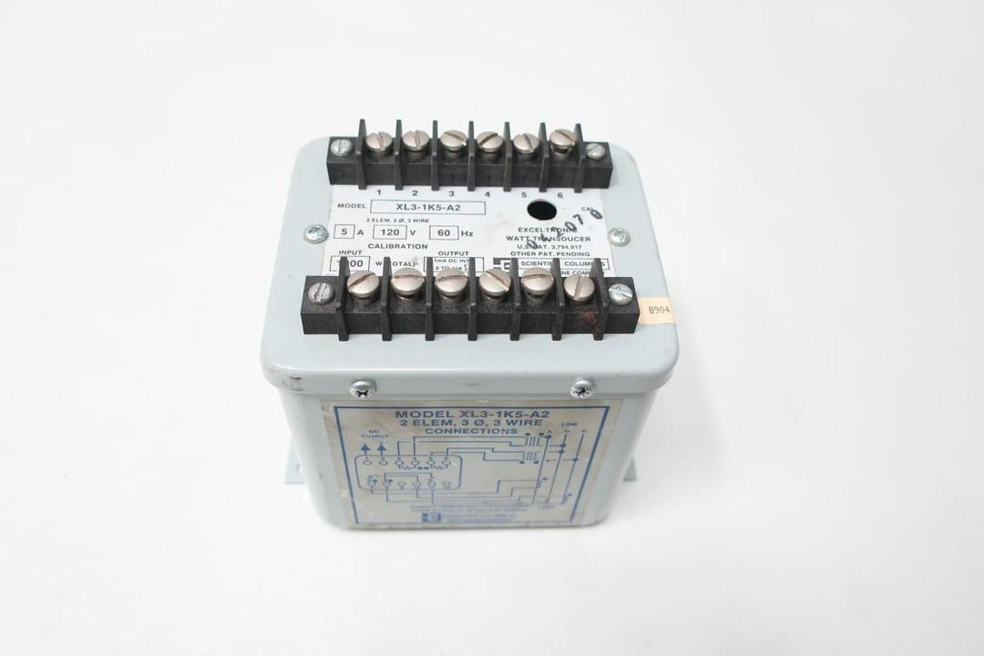 SCIENTIFIC COLUMBUS XL3-1K5-A2 EXCELTRONIC WATT TRANSDUCER 120VAC 1000W