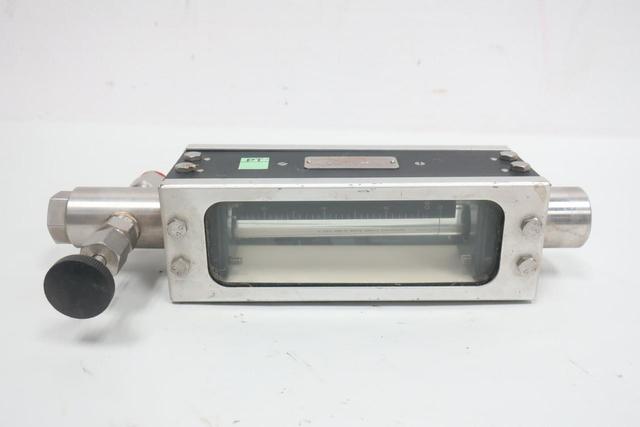 BROOKS INSTRUMENT 1117-08D2B1F VARIABLE AREA FLOW METER 0-6.8CFM 1/2IN NPT