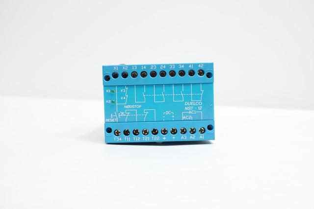DUELCO NST-12 SAFETY RELAY 230V-AC 24V-DC