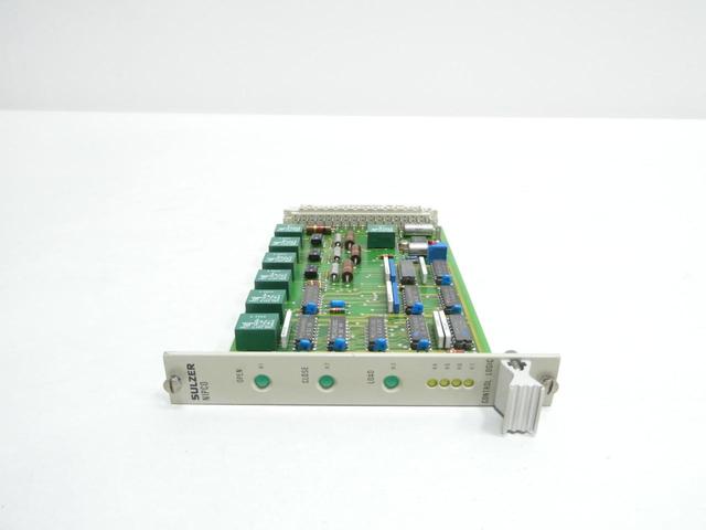SULZER 112.016.936.200 NIPCO CONTROL LOGIC MODULE
