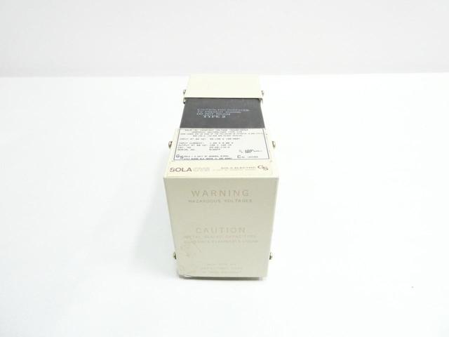SOLA 23-22-112-2 CONSTANT VOLTAGE TRANSFORMER 120VA 95-130/190-260V-AC 120V-AC