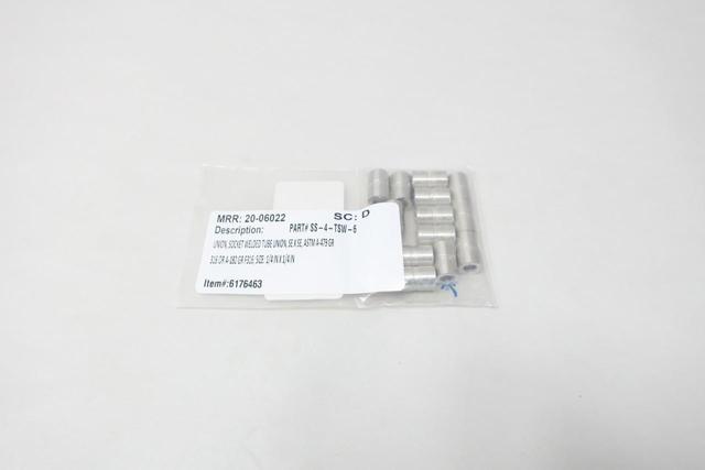 PACK OF 13 SWAGELOK SS-4-TSW-6 STAINLESS SOCKET WELD UNION 1/4IN
