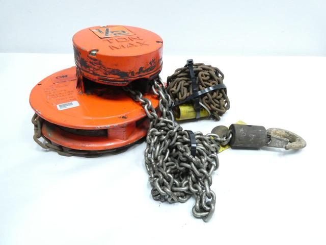 CM COLUMBUS MCKINNON CYCLONE MANUAL HOIST 1/2TON