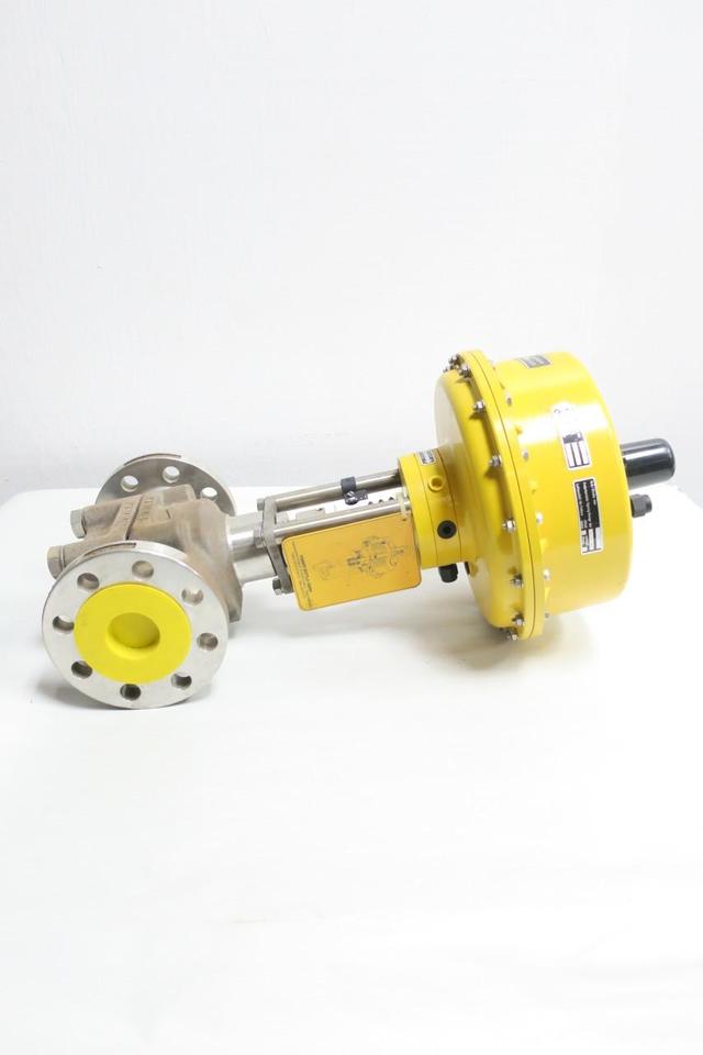 KAMMER VALVES 25039 PNEUMATIC STAINLESS FLANGED GLOBE VALVE 2IN