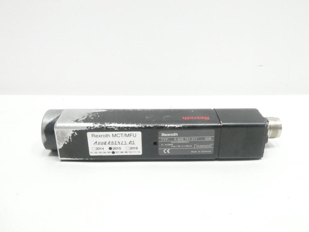 REXROTH 0 608 701 017 NUTRUNNER MOTOR 0-230V-AC 3PH