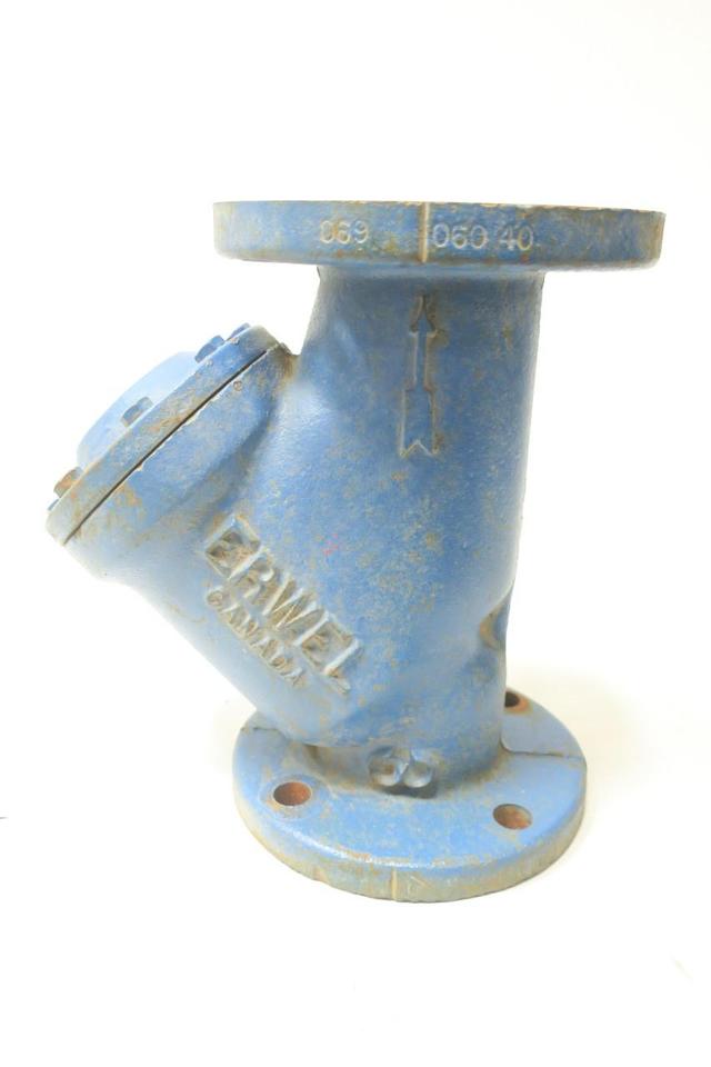 ERWEL IRON FLANGED STRAINER 3IN 125