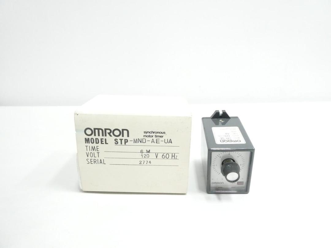 OMRON STP-MND-AE-UA TIMER 6MIN 120V-AC