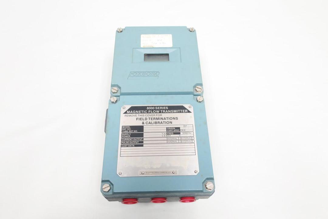 FOXBORO 8000-PA10 MAGNETIC FLOW TRANSMITTER 120V-AC 30VA