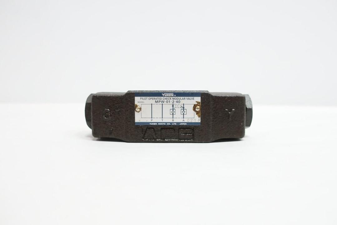 YUKEN MPW-01-2-40 PILOT OPERATED CHECK MODULAR VALVE