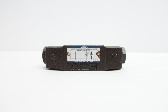 YUKEN MPW-01-2-40 PILOT OPERATED CHECK MODULAR VALVE