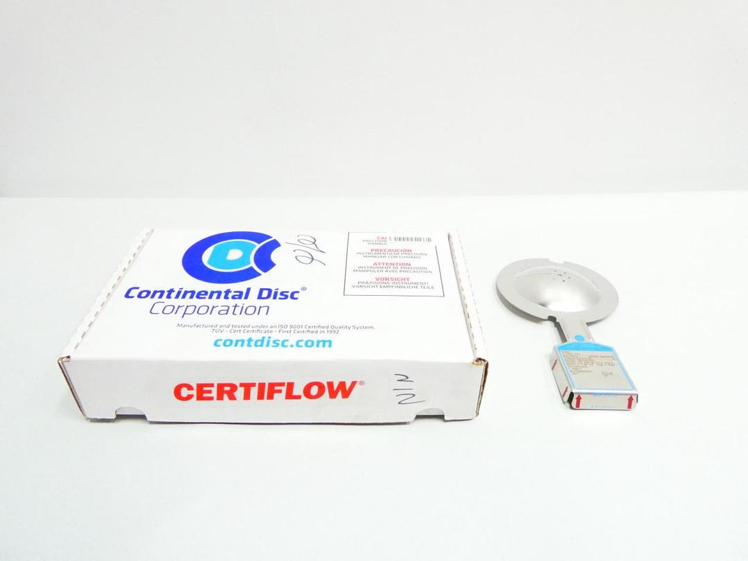 CONTINENTAL DISC CDCV (FS) 3IN RUPTURE DISC 197PSI @ 214.4F
