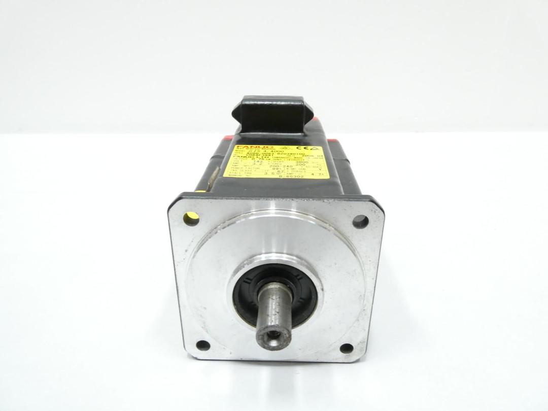 FANUC A06B-0063-B203#0100 SERVO MOTOR 3PH 0.75KW 3000RPM 3.5NM 143V-AC