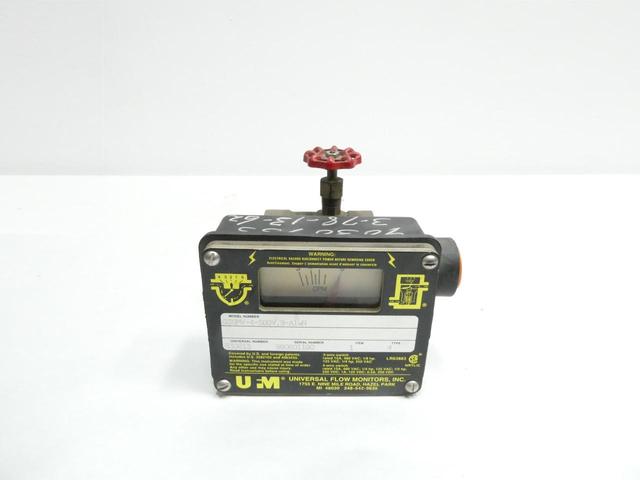 UFM 03GMV-4-500V.9-A1WR VARIABLE AREA FLOW METER 0-3GPM 1/2IN NPT