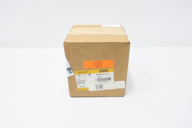 BOX OF 25 WHEATLAND E-32152-C STEEL CONDUIT COUPLING 1-1/4IN