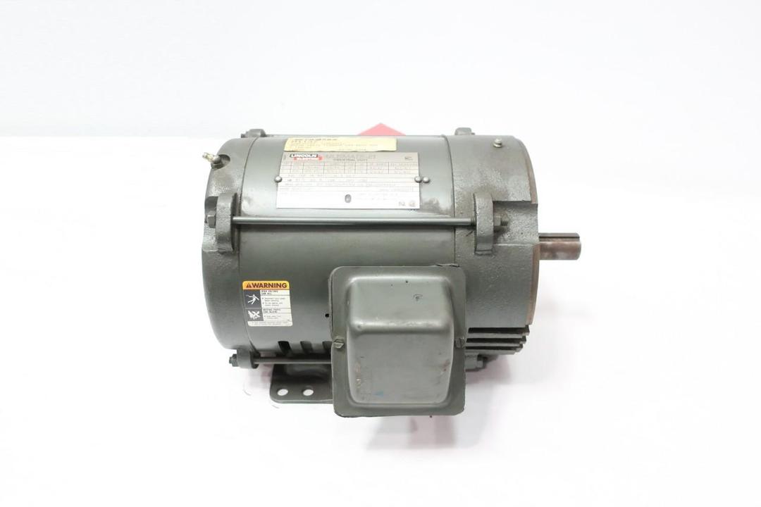 LINCOLN ELECTRIC SD6P2TC61 AC MOTOR 184TC 3PH 2HP 1175RPM 208/230/415/460V-AC