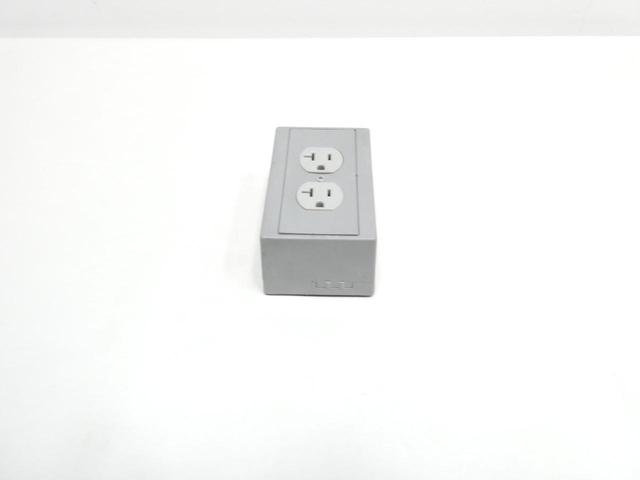 HUBBELL DRUB20 DUPLEX RECEPTACLE 2P 3W 20A AMP 125V-AC