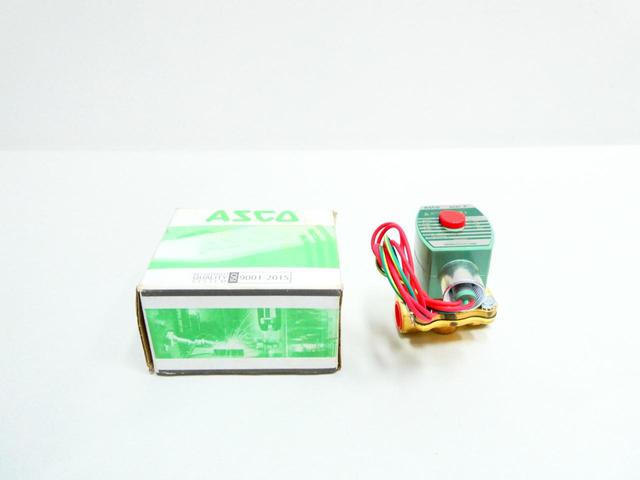 ASCO 8210G002 RED-HAT II SOLENOID VALVE 24V-DC 1/2IN NPT