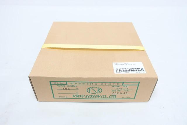 TOKYO SCREEN TSK JIS Z 8801 TESTING SIEVE 425UM 200X45