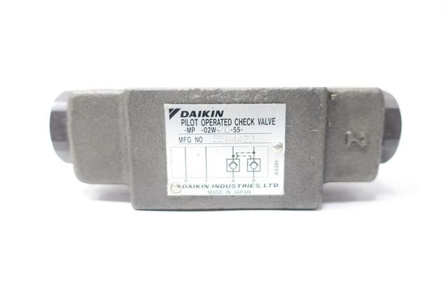 DAIKIN MP-02W-20-55 PILOT OPERATED CHECK VALVE