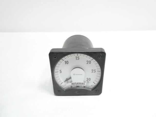 WESTINGHOUSE KP-241 34-B1035-14 PANEL METER 0-30 MEGAVARS