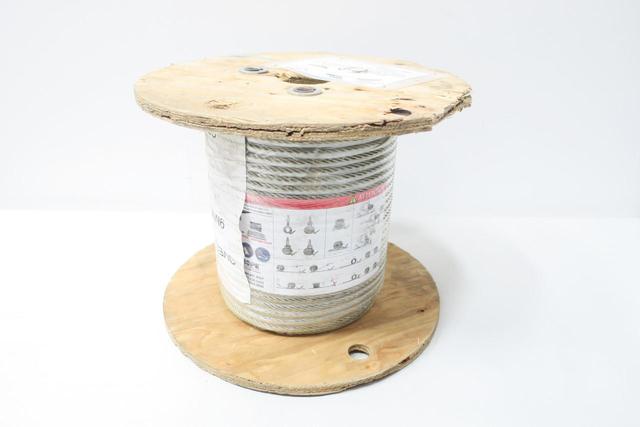 UNIROPE 09.0-21011-7470 8 X 19S IWRC GALV STEEL OVERHEAD CRANE WIRE 150FT 9MM